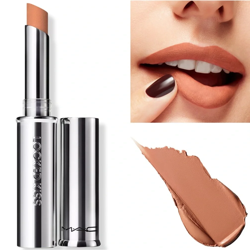 MAC NIB Locked Kiss 24‎ HR Lipstick 68 Teaser